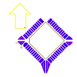 OFP和PLCC型集成塊如采用紅膠工藝過波峰,需采用斜角45度方式擺放，且每邊的最后一個引腳均需添加盜錫焊盤
