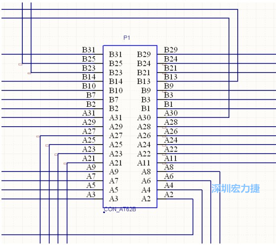 雙擊 1.SchDoc，文件可以被正常打開，下圖是其中的一部分：