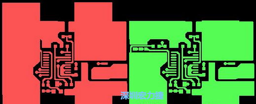 此操作可使文件中大部分的焊盤輸出后仍為焊盤，不會(huì)成為線性焊盤，并且不會(huì)產(chǎn)生像下圖一樣的短路情況